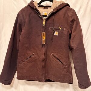 Carhartt Dark Brown Full-Zip Jacket